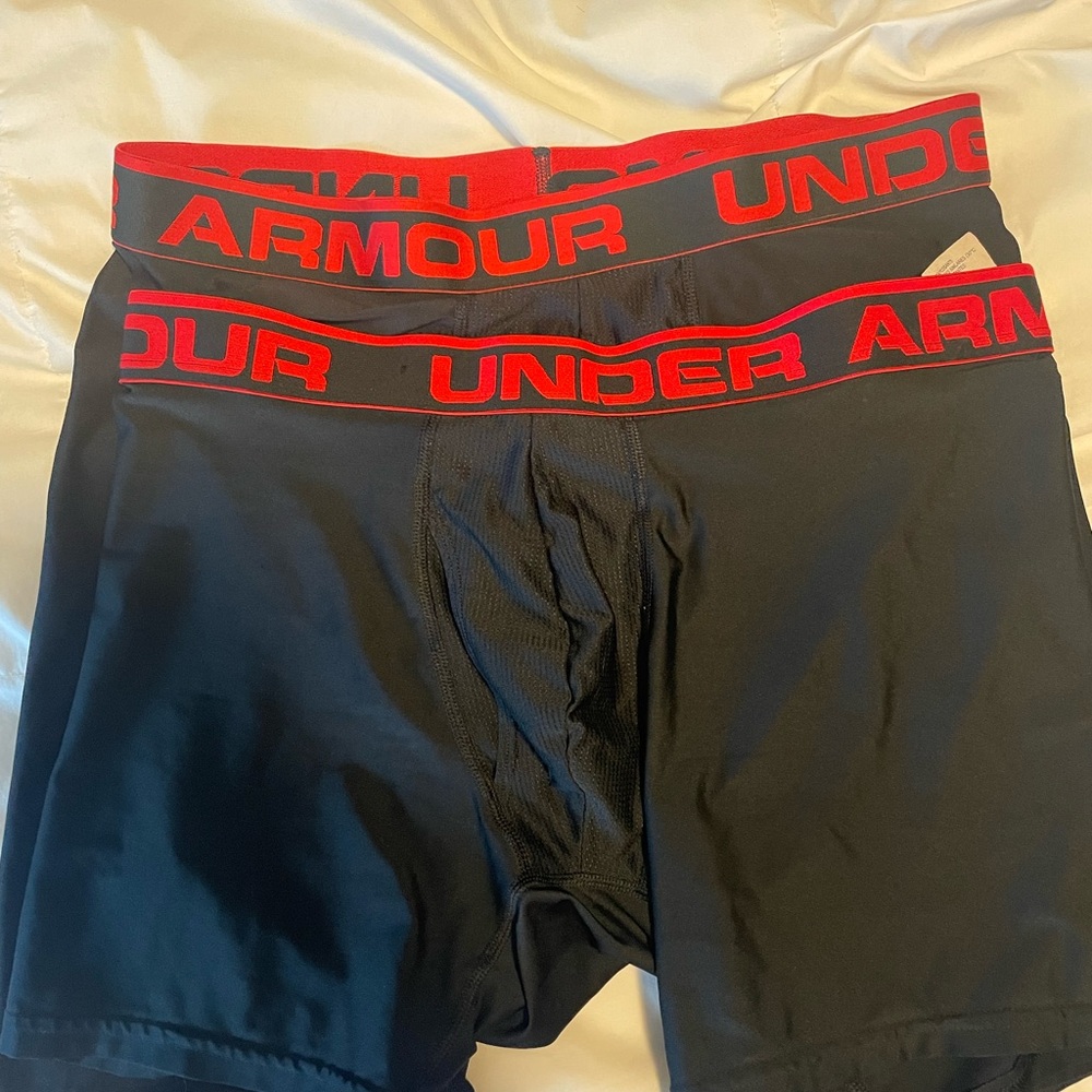 Under Armour Black Performance Boxer Briefs